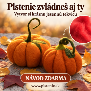 Fotonávod Plstená tekvica ZDARMA