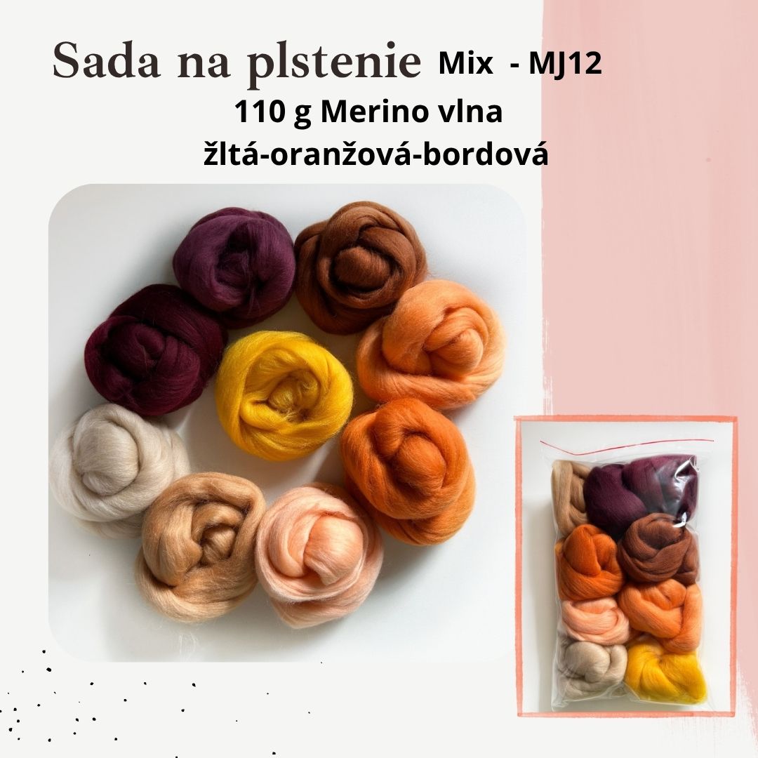 110 g MJ12 - Mix -sada  vlny Jeseň